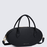 Nurita Harith Nyeki Oval Top Handles Bag (Black)