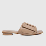 Nurita Harith Hiba Open Toe Sandals & Flip Flops (Nude)