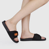 Free Fly Open Toe Women Sandals & Flip Flops (Black)