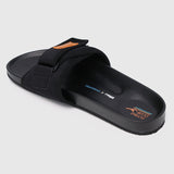 Free On Sky Open Toe Men Sandals & Flip Flops (Black)