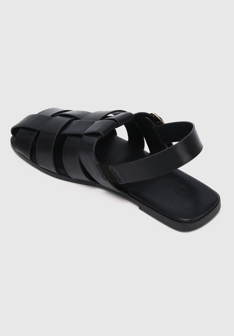 Dorinda Open Toe Sandals & Flip Flops (Black)