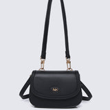 Nurita Harith Naime Saddle Crossbody Belt Bag (Black)