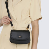 Nurita Harith Naime Saddle Crossbody Belt Bag (Black)
