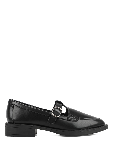 Brady Rounded Toe Loafers, Moccasins & Boat Shoes (Black)