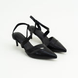 Eda Pointed Toe Heels (Black)