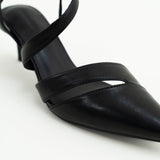 Eda Pointed Toe Heels (Black)