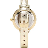Olivia Rose Gold Leather Strap Watch (Champagne)