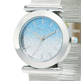 Janice Silver Mesh Strap Watch (Silver)