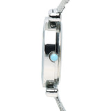 Janice Silver Mesh Strap Watch (Silver)