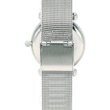 Janice Silver Mesh Strap Watch (Silver)