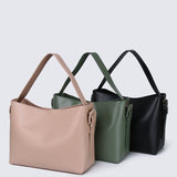 Nurita Harith Noura Large Boxy Tote Bag (Black)