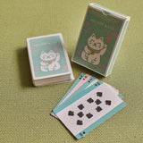 Lucky Maneki Poker Card (Green)