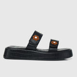 Disney Bambi Daisy Open Toe Sandals & Flip Flops (Black)