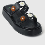 Disney Bambi Daisy Open Toe Sandals & Flip Flops (Black)