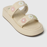 Disney Bambi Daisy Open Toe Sandals & Flip Flops (Blanched Almond)