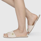 Disney Bambi A Floral Tale Open Toe Sandals & Flip Flops (Blanched Almond)