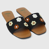 Disney Bambi A Floral Tale Open Toe Sandals & Flip Flops (Black)