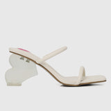 Barbie Sweet Dreams Open Toe Heels in White
