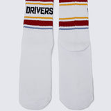 Driver Wanted Sock (White)
