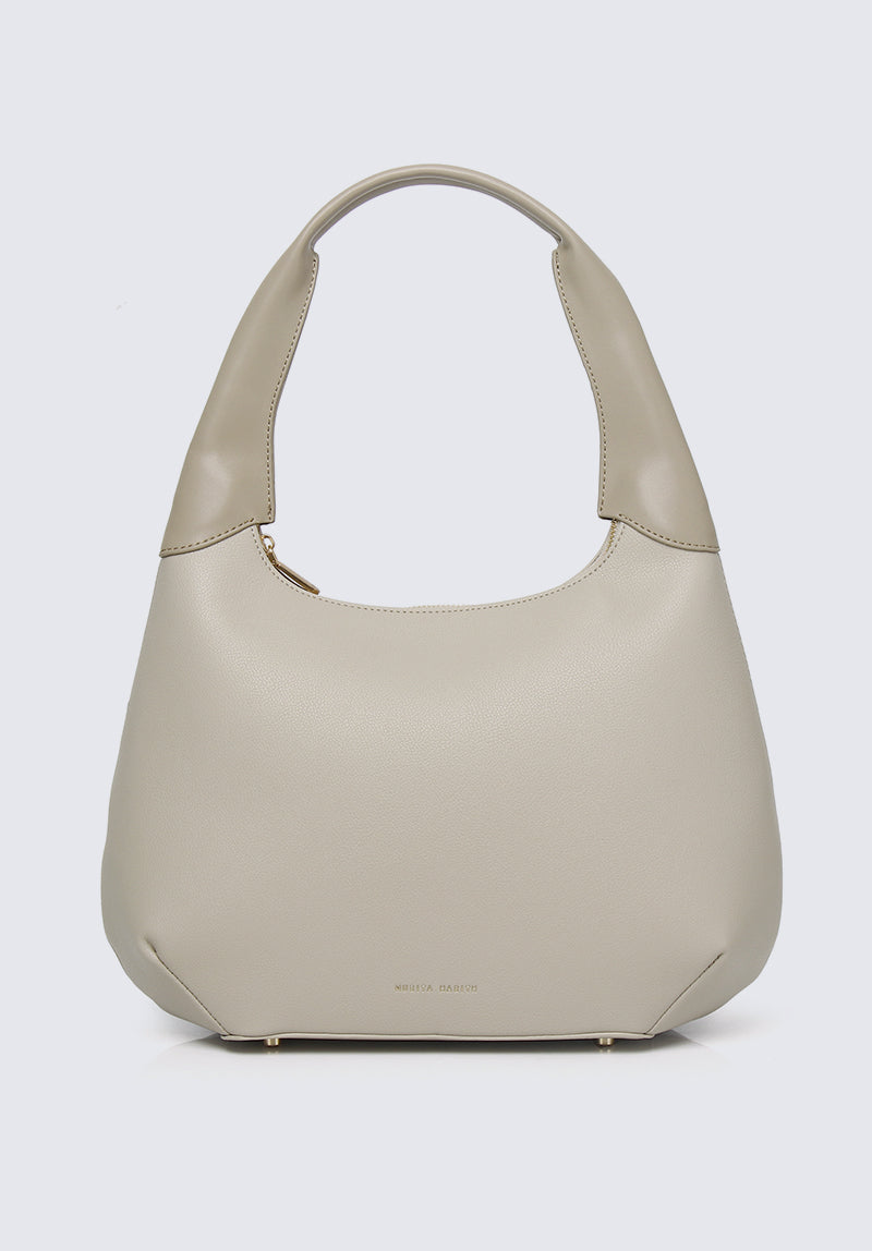 Nurita Harith Norri Medium Hobo Bag (Bone)