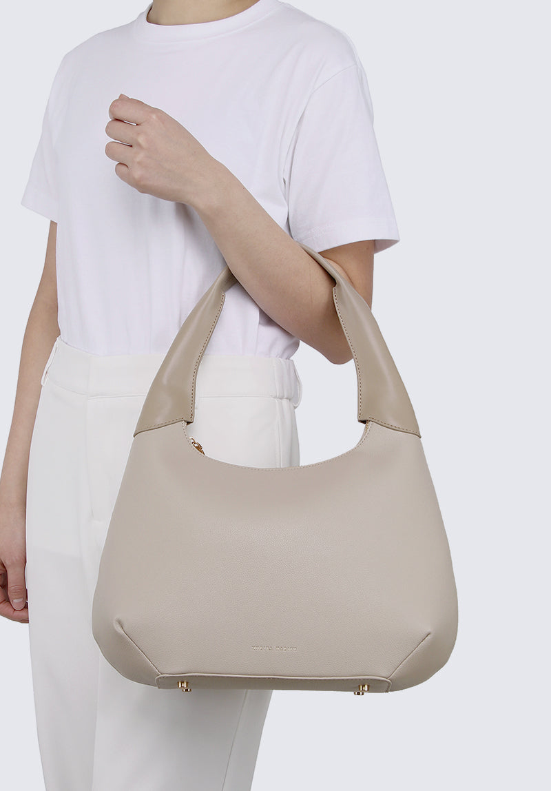 Nurita Harith Norri Medium Hobo Bag (Bone)