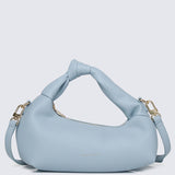 Nurita Harith Nanna Top Handle Puff Bag (Light Blue)