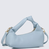 Nurita Harith Nanna Top Handle Puff Bag (Light Blue)