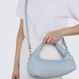 Nurita Harith Nanna Top Handle Puff Bag (Light Blue)