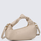 Nurita Harith Nanna Top Handle Puff Bag (Wheat)
