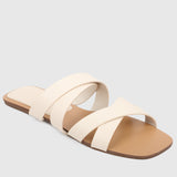 Corliss Open Toe Sandals & Flip Flops (White)