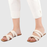 Corliss Open Toe Sandals & Flip Flops (White)