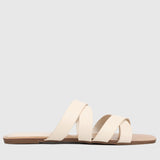 Corliss Open Toe Sandals & Flip Flops (White)