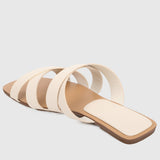 Corliss Open Toe Sandals & Flip Flops (White)