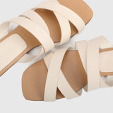 Corliss Open Toe Sandals & Flip Flops (White)