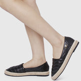 Disney Dumbo Little Side Kick Rounded Toe Slip Ons & Espadrilles (Black)