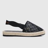 Disney Dumbo Dreams Take Flight Rounded Toe Slip Ons & Espadrilles (Black)