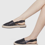 Disney Dumbo Dreams Take Flight Rounded Toe Slip Ons & Espadrilles (Black)