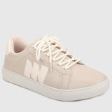 Hobnoob Rounded Toe Sneakers Men (Beige)