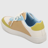 Bee-Free Rounded Toe Sneakers Men (Beige)