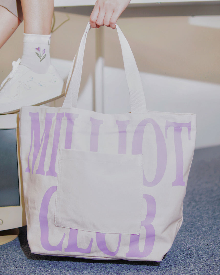 Milliot Club Medium Tote Bag (Thistle)