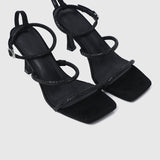 Jobeth Open Toe Heels (Black)