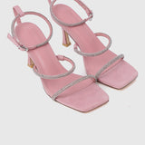 Jobeth Open Toe Heels (Pink)
