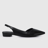 Ayn Pointed Toe Heels (Black)