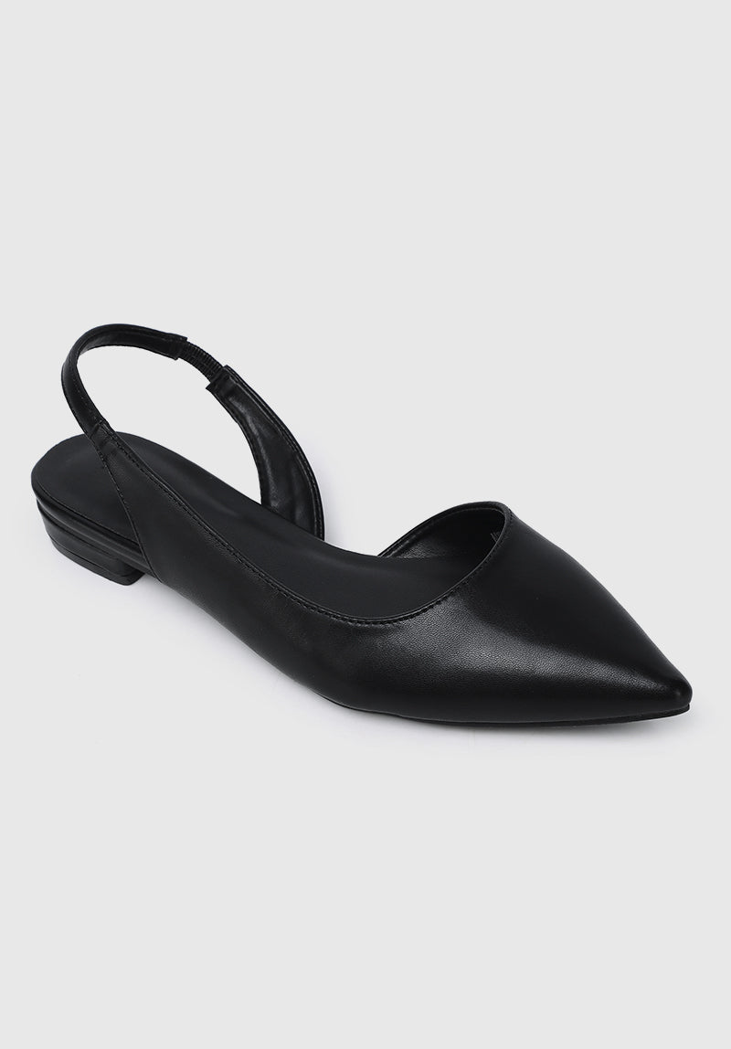Ayn Pointed Toe Heels (Black)