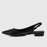 Ayn Pointed Toe Heels (Black)