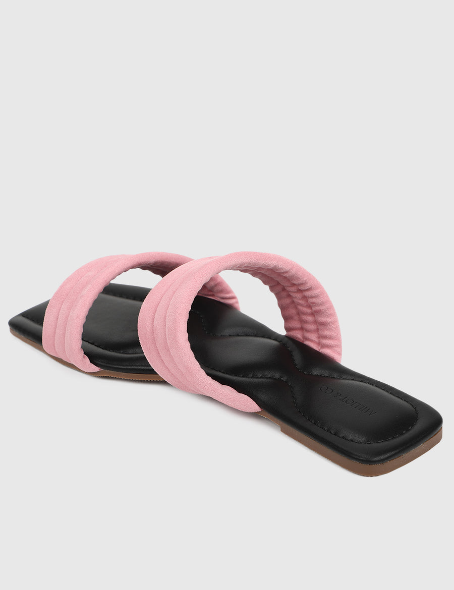 Esta Open Toe Sandals & Flip Flops (Pink)