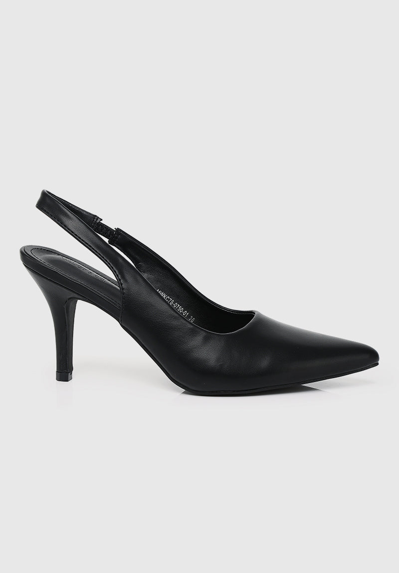 Moyra Pointed Toe Heels (Black)