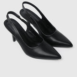 Moyra Pointed Toe Heels (Black)