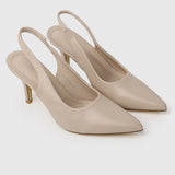 Moyra Pointed Toe Heels (Nude)