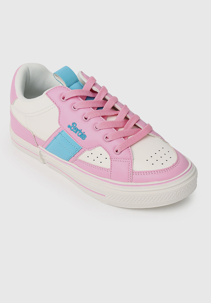 Barbie Ever-Ready! Rounded Toe Sneakers (Hot Pink)